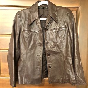 Leather Tahari Jacket